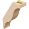 Ekena Millwork 3-inch W x 8-inch D x 12-inch H Funston Rough Cedar Woodgrain TimberThane Knee Brace, Primed BRCUR03X08X12FSTRCPR - alternate 5
